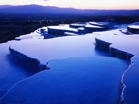 Pamukkale, a török gyapotvár