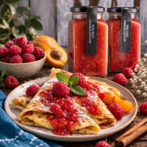 Kajszilekvár málnával