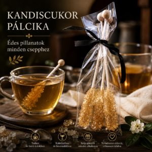 Barna kandiscukorpálca, 3 db
