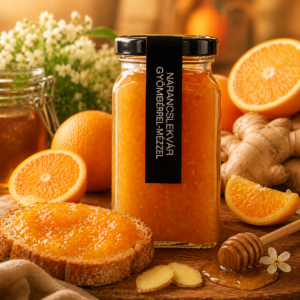 NARANCSLEKVÁR GYÖMBÉRREL-MÉZZEL