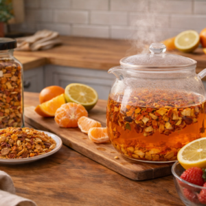 Mandarin-bergamott gyümölcstea keverék