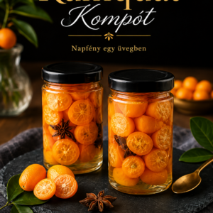 Kumquat (törpe mandarin) kompót