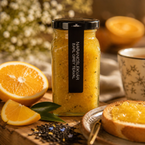 Narancslekvár Earl Grey teával