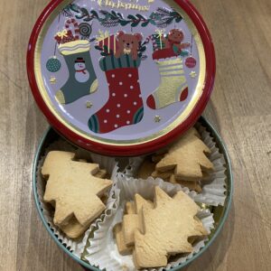 Karácsonyi vajaskeksz válogatás Merry (fenyőfa keksz)